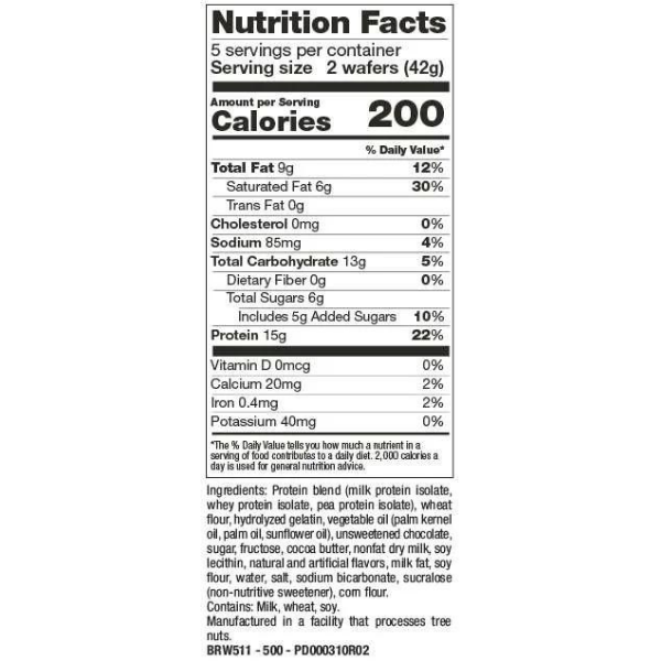 Mocha Wafer Bars