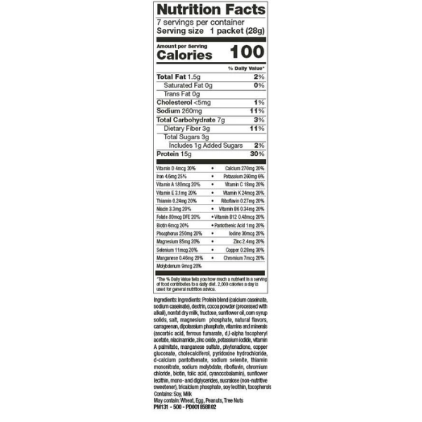 Chocolate Black Box Shake or Pudding