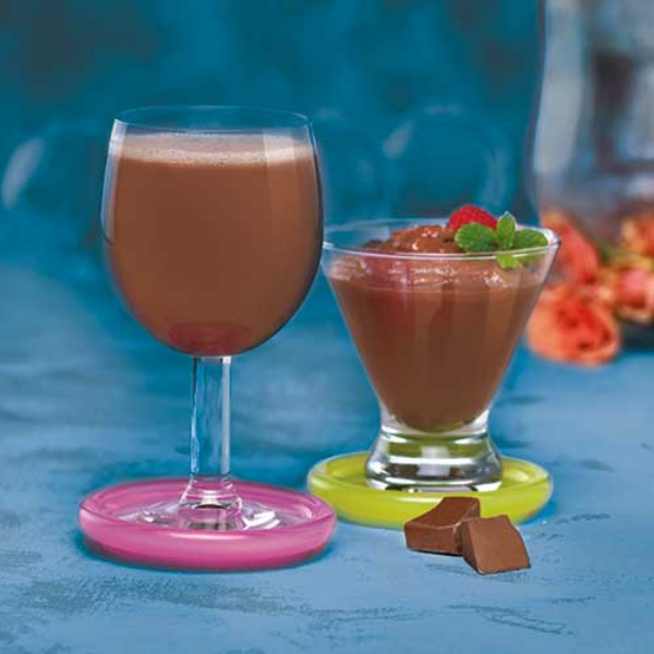 Creamy Chocolate Blue Box Shake or Pudding