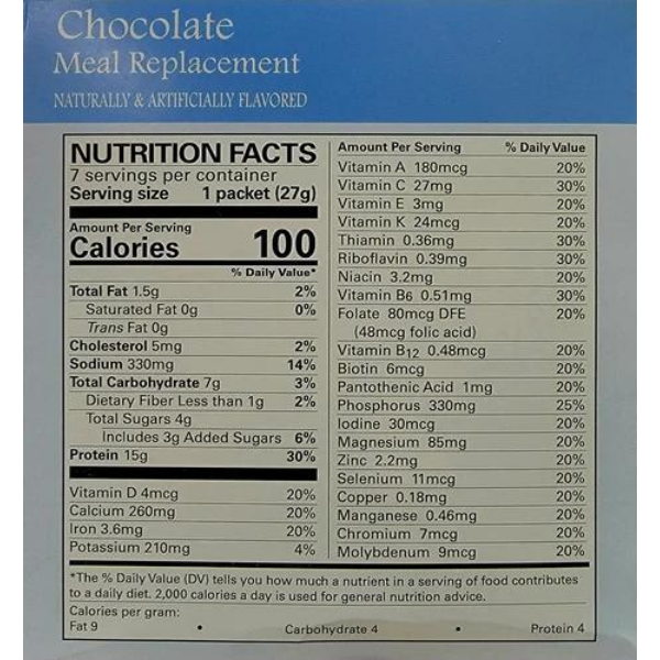 Creamy Chocolate Blue Box Shake or Pudding