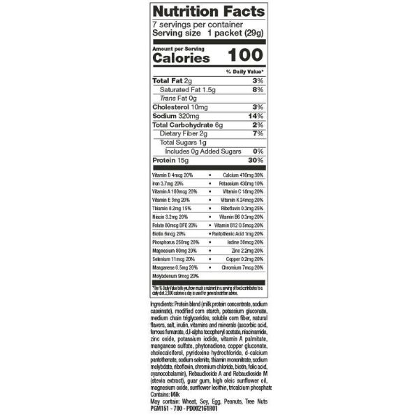 Salted Caramel Shake or Pudding with Stevia