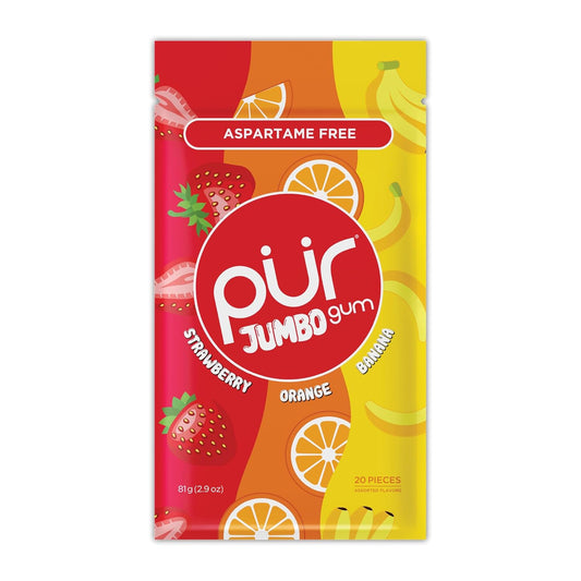 Jumbo Gum - Strawberry, Orange, Banana