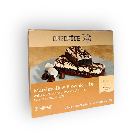 Marshmallow Brownie Crisp Bars