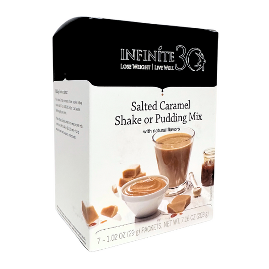 Salted Caramel Shake or Pudding with Stevia