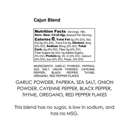 Cajun Seasoning Spice Blend