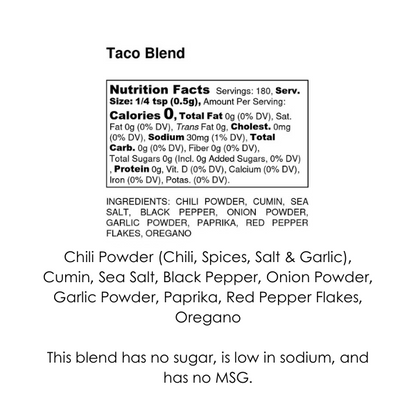 Taco Seasoning Spice Blend