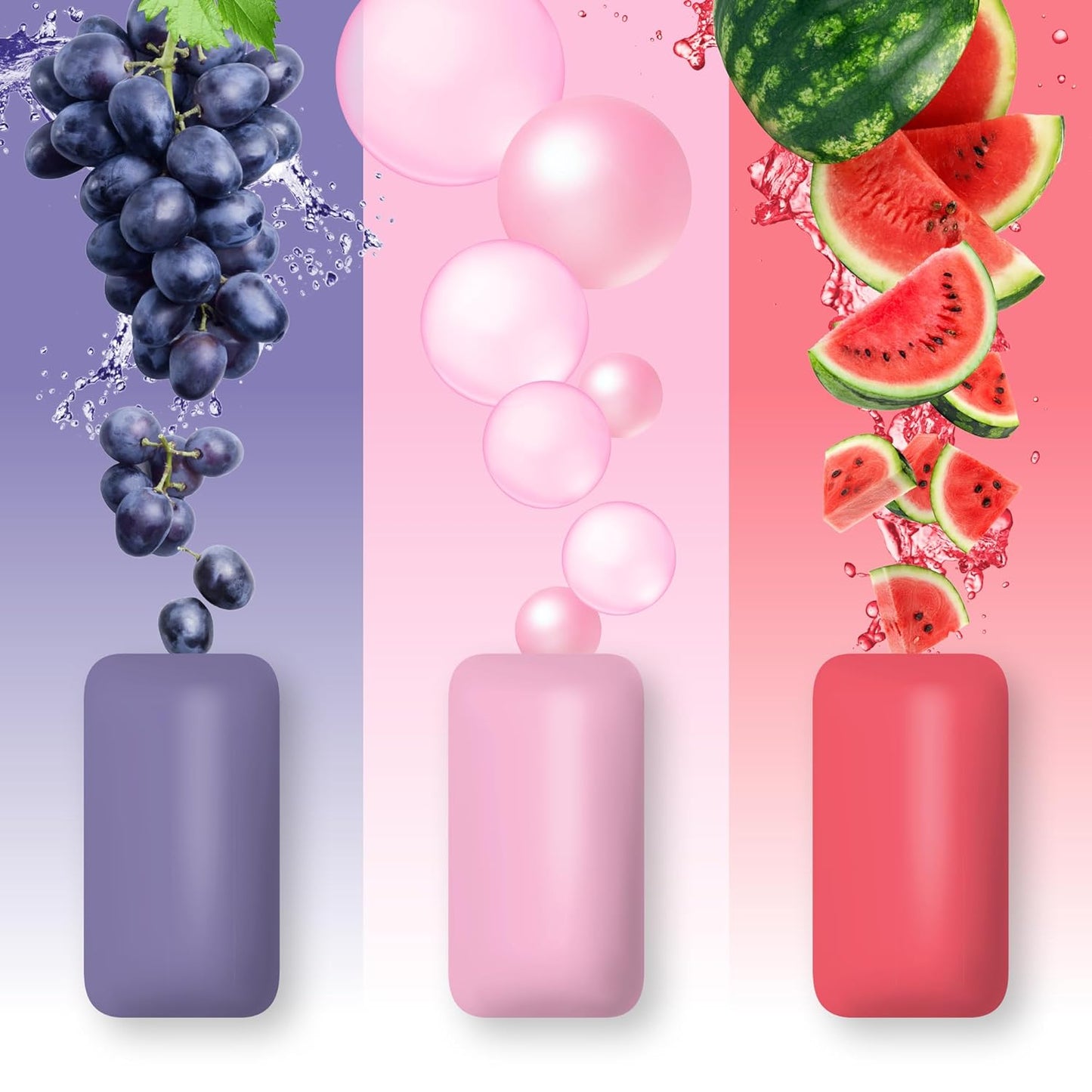 Jumbo Gum - Grape, Bubblegum, Watermelon