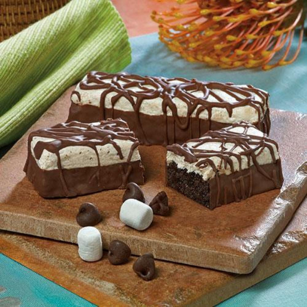 Marshmallow Brownie Crisp Bars